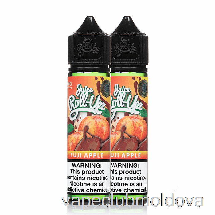 Kit Vape Pod Fuji Apple - E-lichid Juice Roll-upz - 120ml 3mg